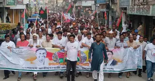 মেহেরপুরে বিএনপির প্রতিষ্ঠাবার্ষিকীতে আনন্দ মিছিল